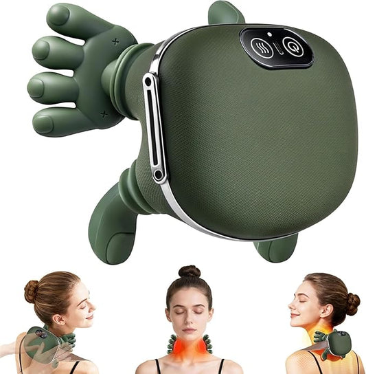 Bionic Heated Massager | Wireless Portable Shiatsu Neck, Back, Arms & Legs Massager